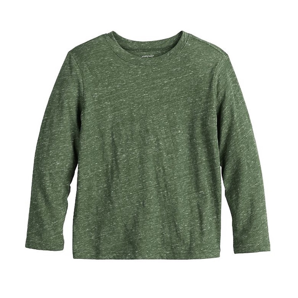 NWT Boys Jumping Beans Long Sleeve Tee - Army Green